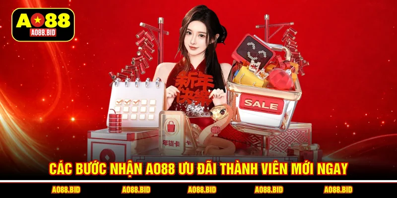 Các bước nhận AO88 ưu đãi thành viên mới ngay