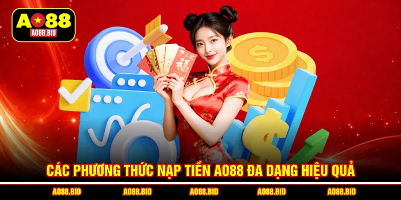 Các phương thức nạp tiền AO88 đa dạng hiệu quả
